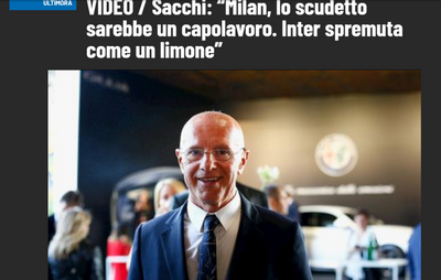 各大预测中心纷纷押宝AC米兰 国米夺冠已成小概率