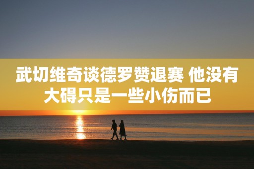 武切维奇谈德罗赞退赛 他没有大碍只是一些小伤而已